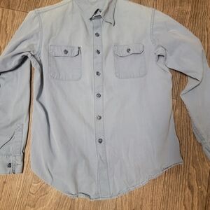 Patagonia Men's Casual Light Blue Shirt